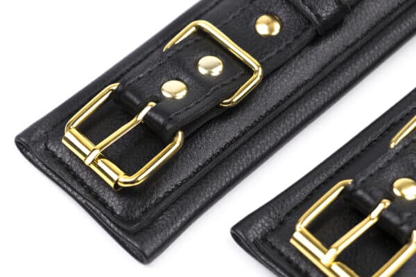 bondage-black-gold-leather-set-ankle-wrist-sexshop-Limassol bondage-black-gold-leather-set-ankle-wrist-sexshop-Limassol