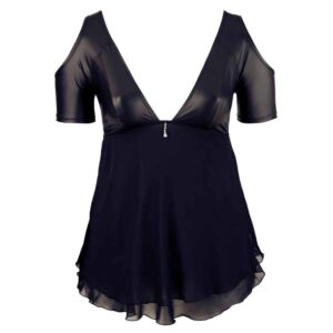 14541-cottelli-curves-flared-babydoll-black-sexshop-Limassol