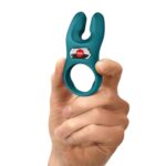 27141-fun-factory-nos-pro-vibrating-cock-ring-clitoris-stimulator-green-sex-shop-limassol