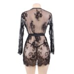 9071-floral-lace-kimono-with-string-black-Limassol-sexshop