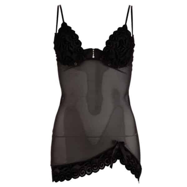 Black-Mesh-Mini-Dress-loveshop