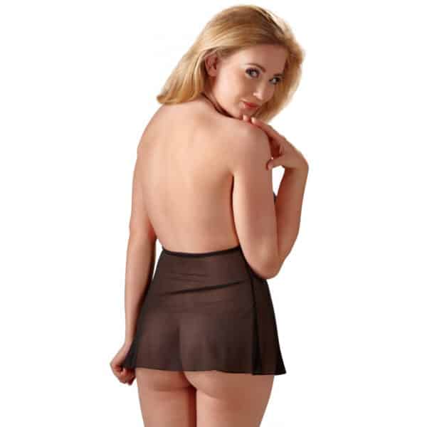 Cottelli-Flared-Babydoll-with-Lace-Cups-S-72697 Cottelli-Flared-Babydoll-with-Lace-Cups-S-72697