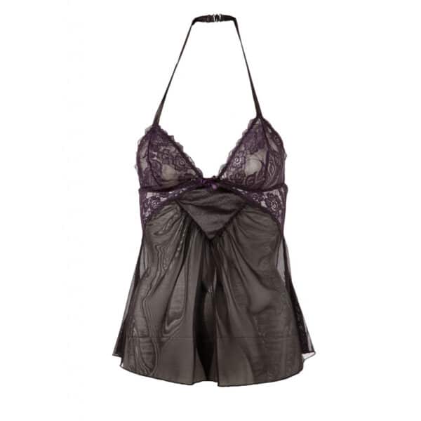 Cottelli-Flared-Babydoll-with-Lace-Cups-S-loveshop