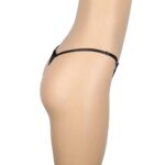 EK-P5351-1-BLACK-THONG-RIBBON-BOW-BUCKLES-black-adjustable-thong-ribbon-bow-buckles-sex-shop-limassol