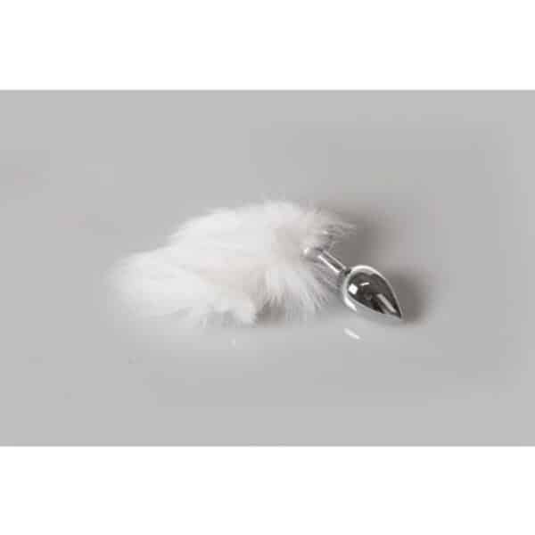 Fluffy-White-Tail-Steel-Anal-plug-small-Limassol-sexshop Fluffy-White-Tail-Steel-Anal-plug-small-Limassol-sexshop
