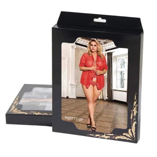 Plus-Size-Red-Mesh-Kimono-with-String-86457 Plus-Size-Red-Mesh-Kimono-with-String-86457