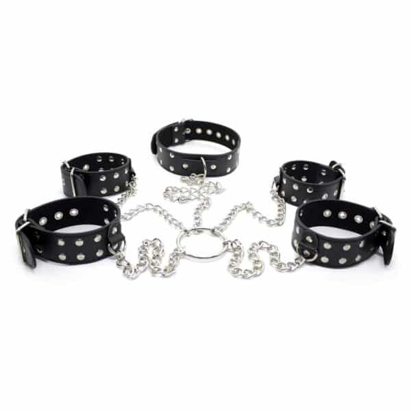 hogtie-restraints-arms-wrist-with-neck-collar-with-chain-loveshop-cy