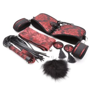 six-piece-red-satin-bondage-set-for-women-loveshop-cy
