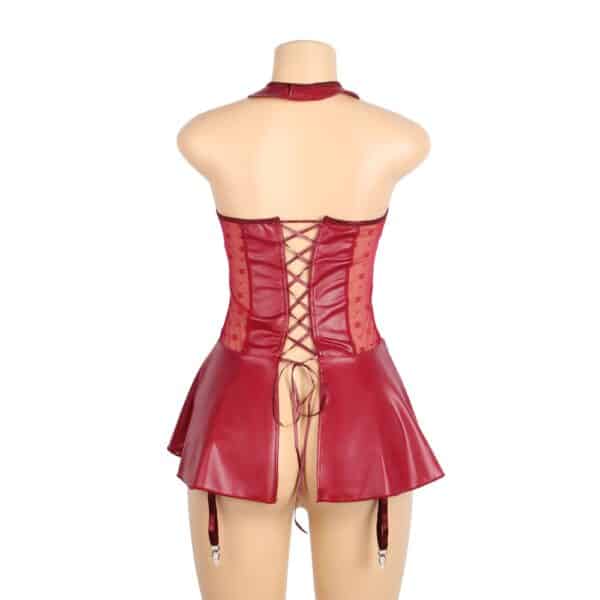 ΕΚ-R81347-2-RED-GARTER-MINI-DRESS-red-faux-leather-lace-garter-mini-dress-love-shop-germasogia ΕΚ-R81347-2-RED-GARTER-MINI-DRESS-red-faux-leather-lace-garter-mini-dress-love-shop-germasogia