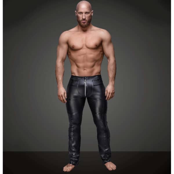 12241-Noir-Handmade-Powerwetlook-Long-Pants-sexshop-paphos