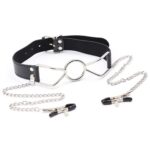 16455-medium-metal-o-ring-ø-35-cm-with-nipple-clamps-nicosia-sexshop
