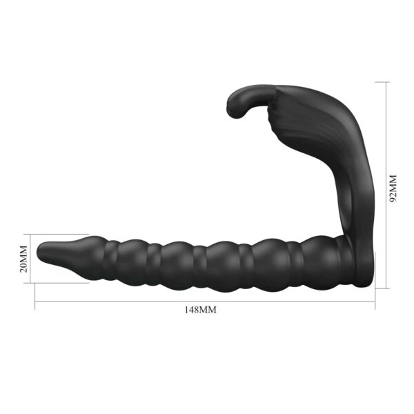 26039-BI-210327-PRETTY-LOVE-BLACKNEY-vibrating-penis-ring-with-plug-sex-shop-Larnaca 26039-BI-210327-PRETTY-LOVE-BLACKNEY-vibrating-penis-ring-with-plug-sex-shop-Larnaca