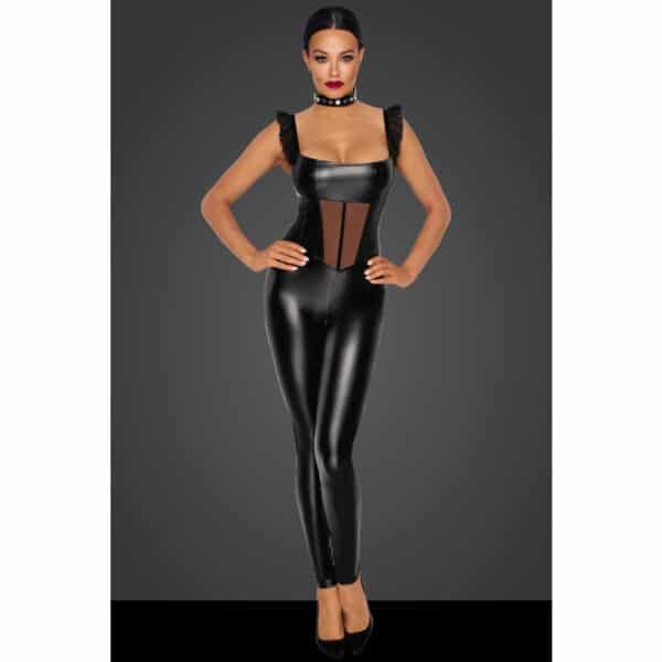 15191-noir-handmade-powerwetlook-overall-with-tulle-sex-shop-limassol