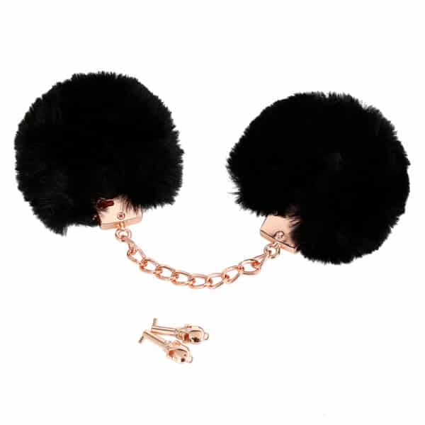 23001-naughty-toys-gold-plated-heavy-handcuffs-with-black-fur-loveshopcy