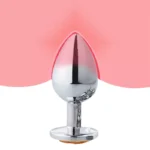 25209-metal-butt-plug-with-yellow-jewel-medium-8-X-3.5cm-cyprus-sex-toys-wholesale