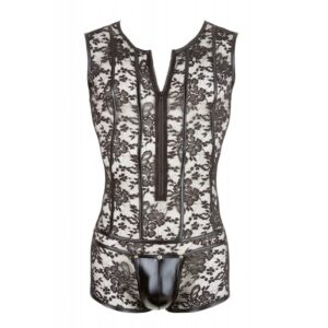 5713-Floral-Lace-Body-with-Wetlook-Elements-sexshop-paphos