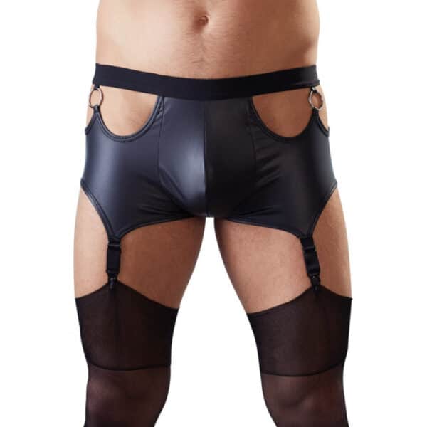 6507-Wet-look-Pants-with-Suspender-Straps-sexshop-limassol 6507-Wet-look-Pants-with-Suspender-Straps-sexshop-limassol