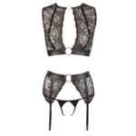6525-Cottelli-Flower-Lace-Lingerie-with-Cuffs-sexshop-limassol
