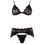 881-Black-Lace-Bra-Set-With-Garter-Belt-sexshop-paphos
