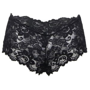 9075-Flirty-Black-Floral-Lace-Short-sexshop-paphos