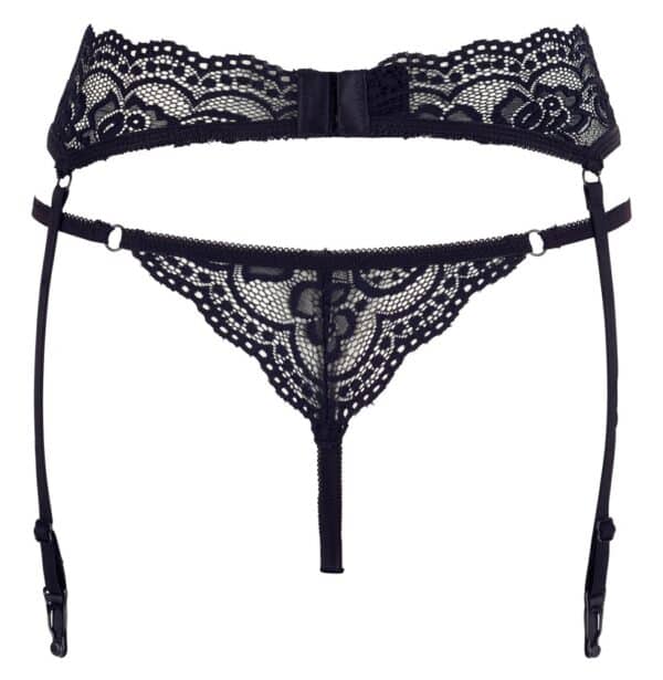 Black-Floral-Lace-Suspender-Belt-with-String-78083 Black-Floral-Lace-Suspender-Belt-with-String-78083