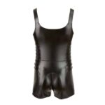 Black-Imitation-Leather-Jumpsuit-limassol-sexshop
