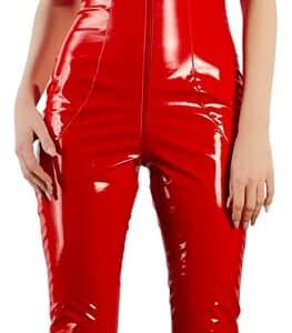 Provocative-Red-Vinyl-Jumpsuit-79147