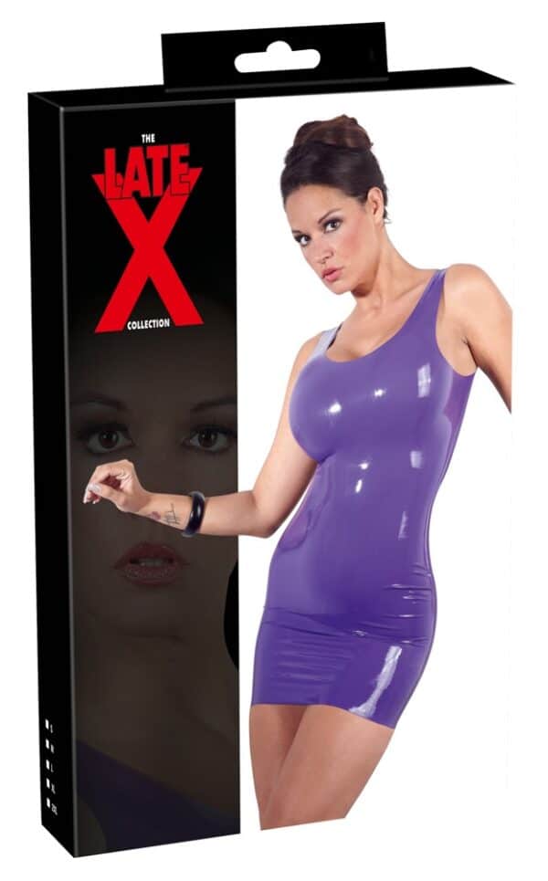 Purple-Latex-Mini-Dress-79201 Purple-Latex-Mini-Dress-79201