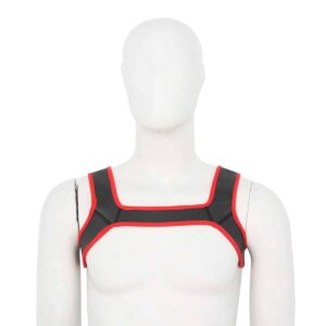 naughty-toys-neoprene-harness-black-red-sexshop-limassol