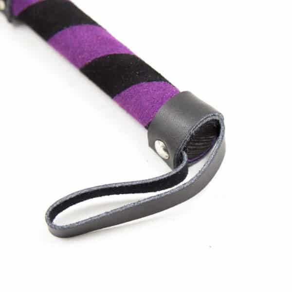 102083-bondage-slapper-bdsm-spanking-nubuck-flogger-whip-purple-black-24-cm-for-punishment 102083-bondage-slapper-bdsm-spanking-nubuck-flogger-whip-purple-black-24-cm-for-punishment