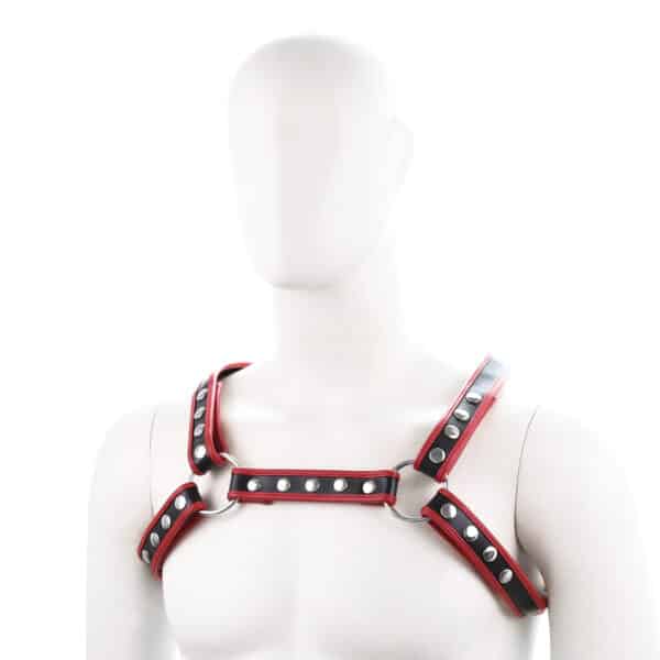 105583-black-red-leather-adjustable-chest-harness-s-xl-sex-shop-nicosia 105583-black-red-leather-adjustable-chest-harness-s-xl-sex-shop-nicosia