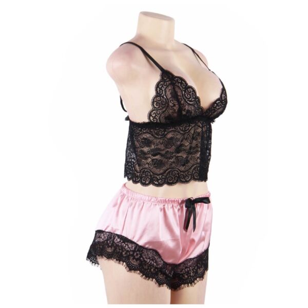 11045-satin-lace-cami-and-short-candy-pink-LOVESHOP-LIMASSOL 11045-satin-lace-cami-and-short-candy-pink-LOVESHOP-LIMASSOL