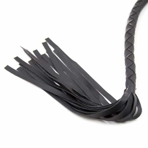 124599-naughty-toys-black-faux-leather-flogger-85cm-bdsm-bedroom-play 124599-naughty-toys-black-faux-leather-flogger-85cm-bdsm-bedroom-play