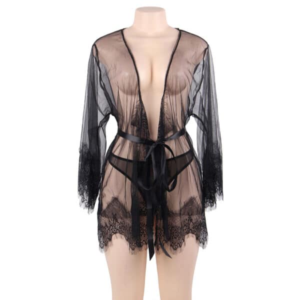 9409-Unwrap-Me-Mesh-Kimono-with-String-LingerieCy-1 9409-Unwrap-Me-Mesh-Kimono-with-String-LingerieCy-1