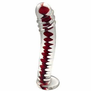 GLASS284-toyboy-red-mamba-realistic-glass-dildo-loveshop-cy