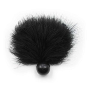 black-feather-tickler-with-bead-base-handle-12-cm-loveshop-cy