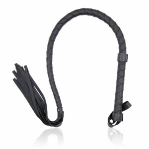 naughty-toys-black-faux-leather-flogger-85cm-loveshop-cy