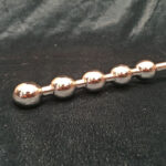 130145-Stainless-Steel-Beaded-Handle-with-Stick-27-cm-sex-shop-limassol