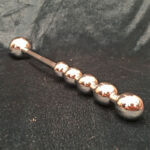 130151-Stainless-Steel-Beaded-Handle-with-Stick-27-cm-anal-sex-toy