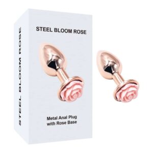 LS-JS-36-toyboy-golden-love-small-size-metal-anal-plug-with-pink-rose-loveshopcy