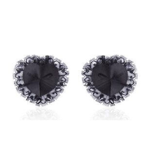 18299-naughty-toys-black-heart-nipple-pasties-with-lace-loveshop-Limassol