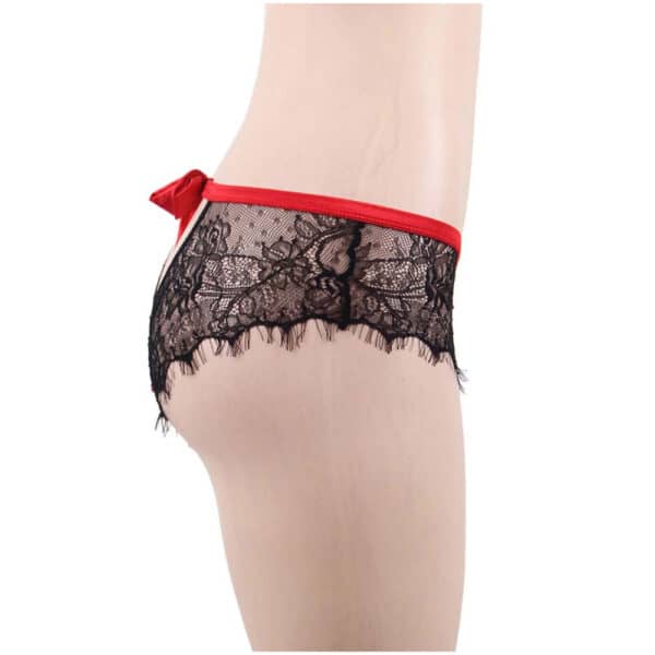 9151-Plus-Size-Black-Lace-Knickers-with-Red-Bow-Back-LingerieCy-3 9151-Plus-Size-Black-Lace-Knickers-with-Red-Bow-Back-LingerieCy-3