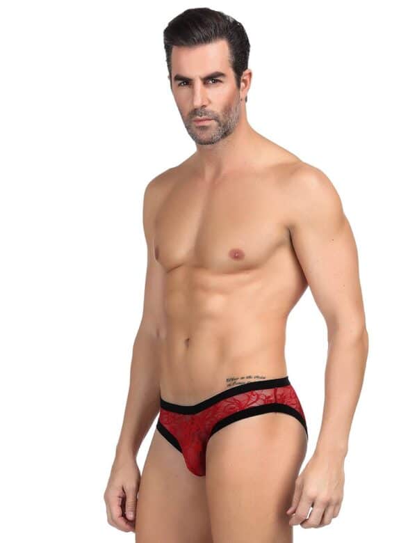 99039-Floral-Lace-Briefs-Red-sexy-male-lingerie 99039-Floral-Lace-Briefs-Red-sexy-male-lingerie