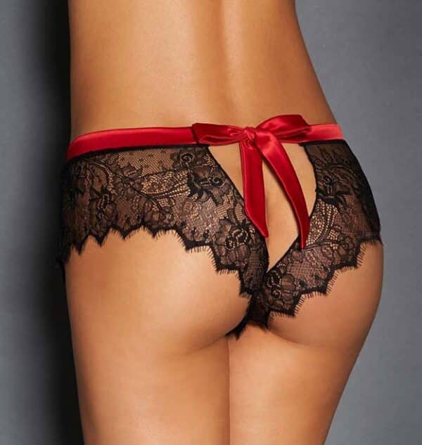 Black-Lace-Knickers-with-Red-Bow-Back-87955