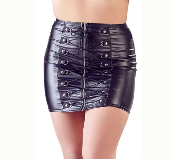 Cottelli-Mini-Skirt-with-Lacing-94719