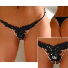 Embroidered-Floral-G-String-Black-88881