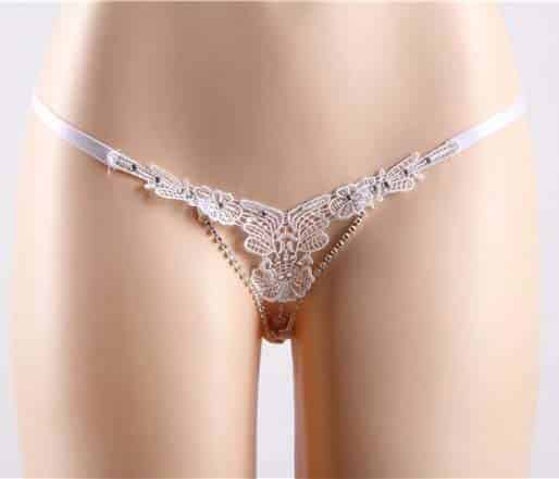 Embroidered-Floral-G-String-White-93551 Embroidered-Floral-G-String-White-93551