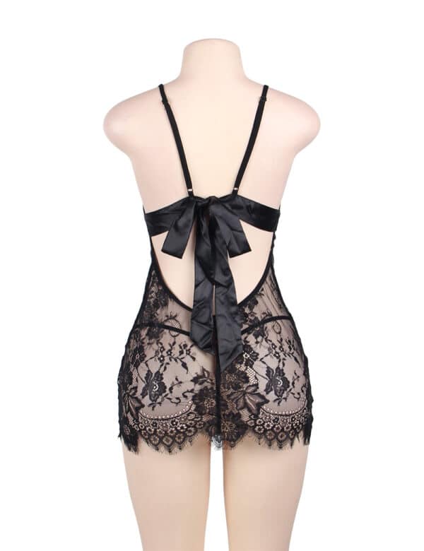 Please-Me-Black-Babydoll-with-String-89323 Please-Me-Black-Babydoll-with-String-89323