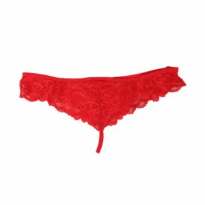 Plus-Size-Elegant-Mesh-Chemise-with-String-Red-85851
