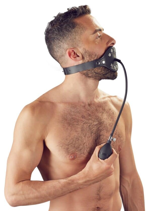 ZADO-Bondage-inflatable-leather-Gag-89547 ZADO-Bondage-inflatable-leather-Gag-89547